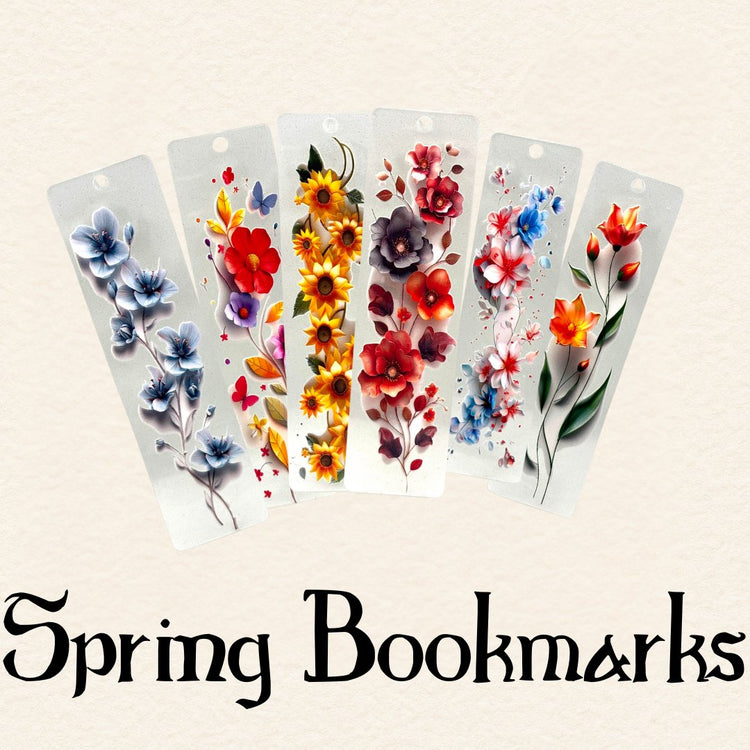 Spring bookmarks
