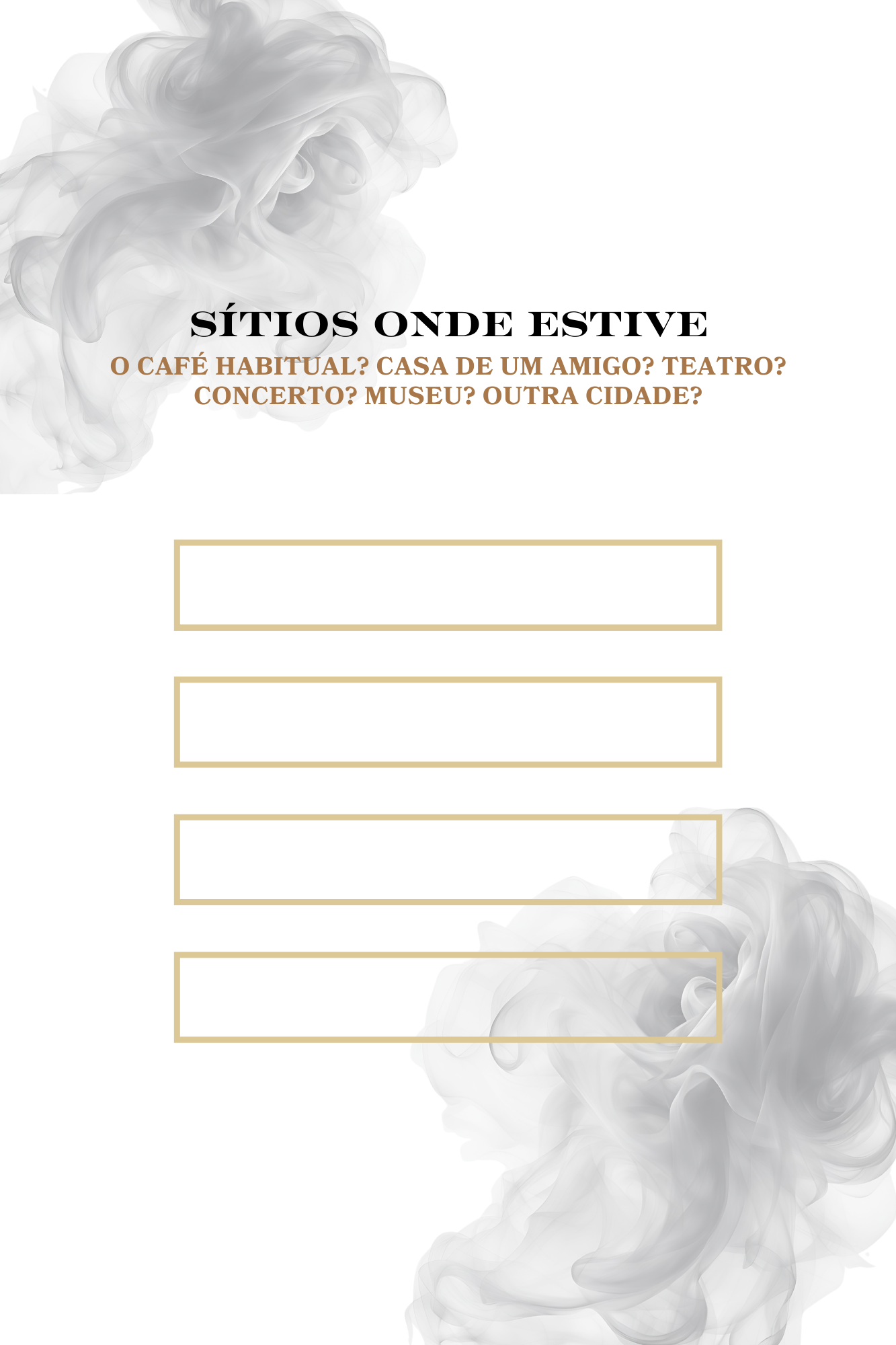 O Meu Caos Organizado | Um diário com guia