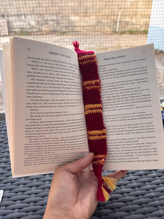 Handmade Harry Potter-Inspired Crochet Bookmarks