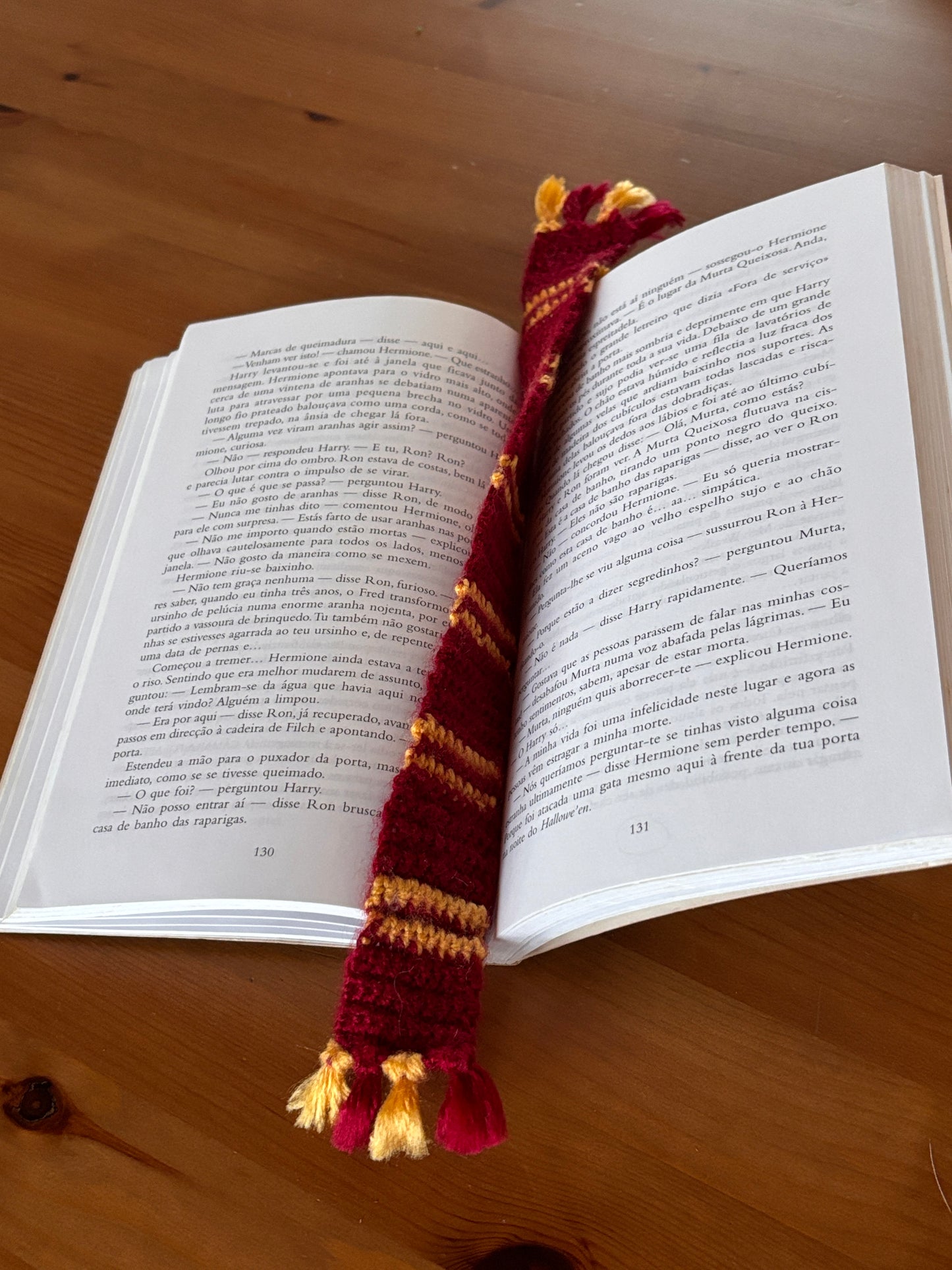 Handmade Harry Potter-Inspired Crochet Bookmarks