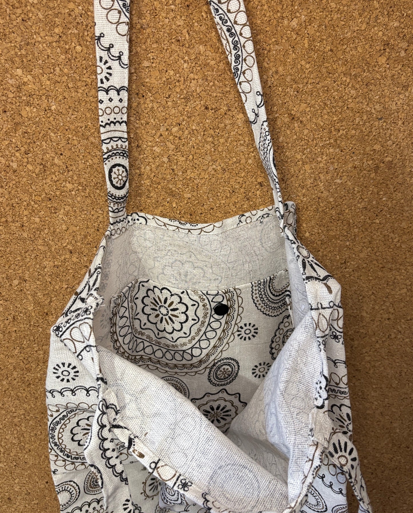 Tote Bag with inside pocket